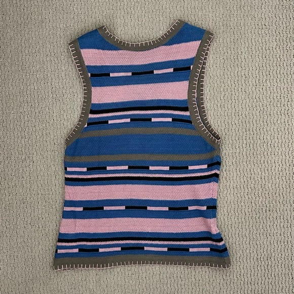 Vintage John Galliano Knit V-Neck Vest - Picture 5 of 6